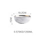 Marble Tableware Bowls Plates Rice