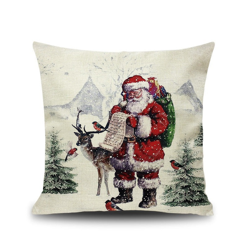 Cartoon christmas pillow pillow