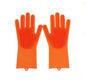 Silicone Heat-resistant Cleaning Brush Scrubbing Gloves