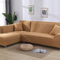 Tight Wrap Sofa Cover Elastic 2 Pieces Sofa Cover with L Style Piece Corner Sofa