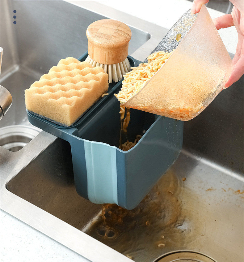 Foldable Drain Filter Shelf Kitchen Drain Basket