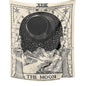 Tarot Card Destiny Astrology Divination Retro Tapestry Wall Tapestry