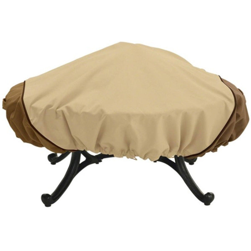 Outer Circular Fire Pit Cover Waterproof Cover