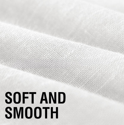 Linen Yarn Curtain Transparent Window Screen