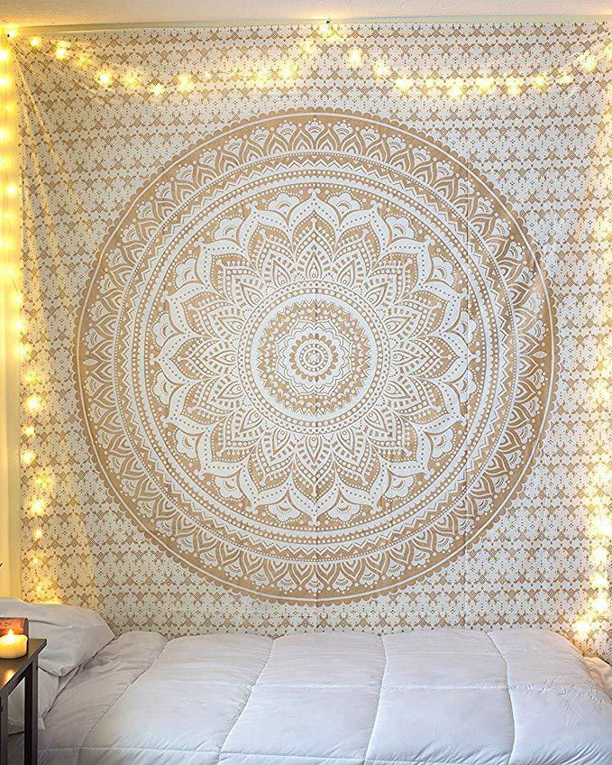 Indian Mandala Tapestry Wall Hanging Sandy Beach Throw Rug Blanket Camping Tent Travel Mattress Bohemian Sleeping Pad Tapestries