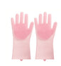 Silicone Heat-resistant Cleaning Brush Scrubbing Gloves