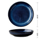 Ceramic Deep Plate Round Dinner Plate Soup Plate