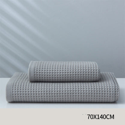Pure Cotton Japanese-style Absorbent Household Honeycomb Pattern Towel