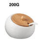 Kitchen ceramic seasoning jar