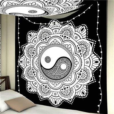 Indian Mandala Tapestry Wall Hanging Sandy Beach Throw Rug Blanket Camping Tent Travel Mattress Bohemian Sleeping Pad Tapestries