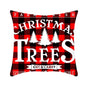 Merry Christmas Cushion Cover 45cm Elk Santa Claus Short Plush Sofa Pillow Cover Home Decor Pillowcase Christmas Decoration