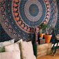 Indian Mandala Tapestry Wall Hanging Sandy Beach Throw Rug Blanket Camping Tent Travel Mattress Bohemian Sleeping Pad Tapestries