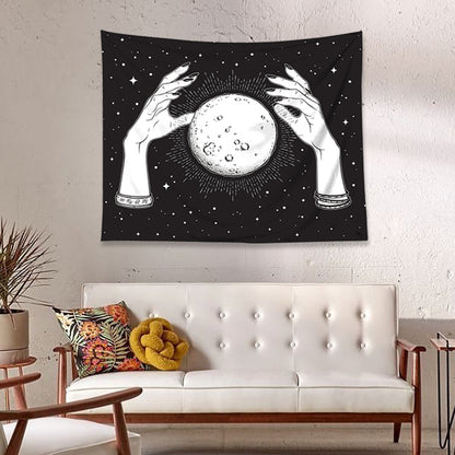 Lunar decorative tapestry