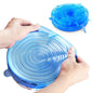 Silicone Fresh-keeping Cover Universal Bowl Cover Sealed Transparent Cover Household Fresh-keeping 6-piece Microwave Oven Cover Plastic Wrap