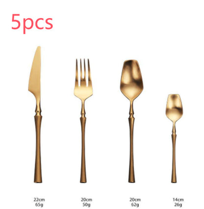 Four-piece Stainless Steel Cutlery Spoon