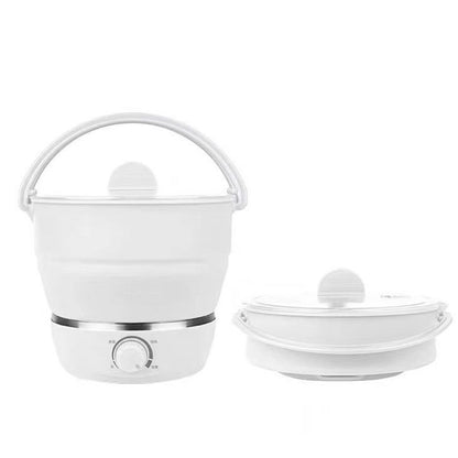 Portable Travel Folding Electric Cooker Multifunctional Electric Hot Pot Food Grade Silicone Dormitory Mini Electric Cooker