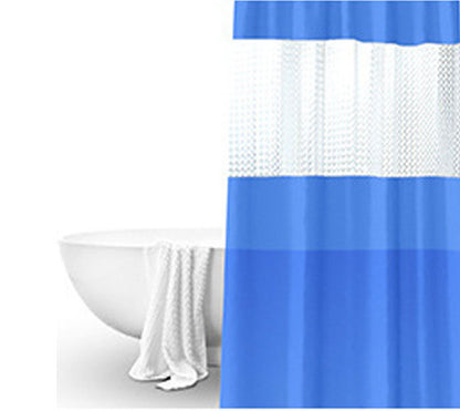 Splicing Translucent Waterproof Mildew Proof Bathroom Bath Shower Partition Curtain