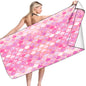 Microfiber Variety Bath Towel Towel Sea Stand Holiday Rectangular Sand Shawl 3D Printing