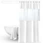 Splicing Translucent Waterproof Mildew Proof Bathroom Bath Shower Partition Curtain