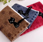 Tail Hook Cotton Cat Face Towel 25x50cm