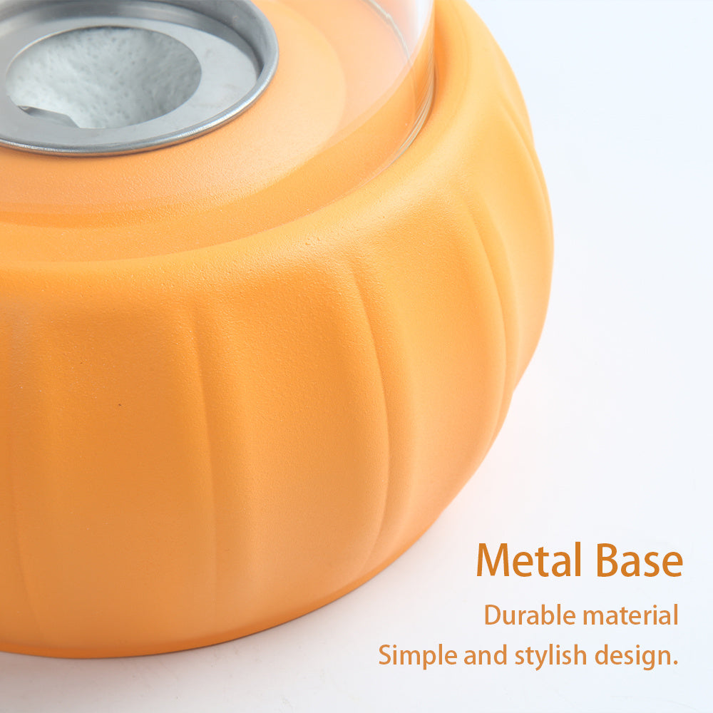 1pc Exclusive Design Large Pumpkin Alcohol Stove, Real Fire Tremendous Pumpkin Indoor Fire Pit Mini Alcohol Lamp, Personal Fireplace Indoor And Outdoor Camping Rectangle Fire Pit Alcohol Fireplace,