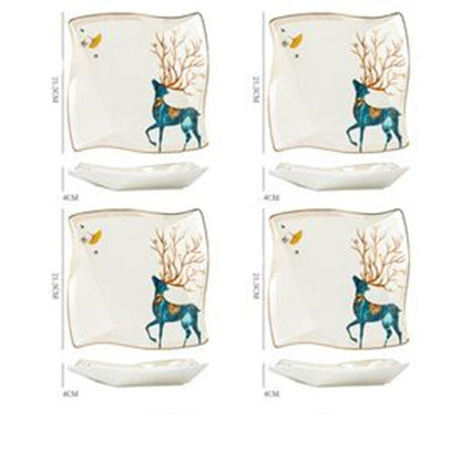 Dinner Plates Ceramic Steak Plate Web Porcelain