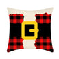 Merry Christmas Cushion Cover 45cm Elk Santa Claus Short Plush Sofa Pillow Cover Home Decor Pillowcase Christmas Decoration