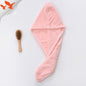 Water-absorbing And Quick-drying Superfine Fiber Coral Fleece Hair Dryer Cap