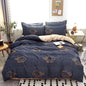 Cover Set Bed Cotton Quilt Bedsheet Bedding Duvet Fitted