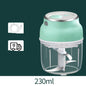 Portable Electric Mini Garlic Cutter Masher Vegetable Fruit Meat Food Chopper Grinder