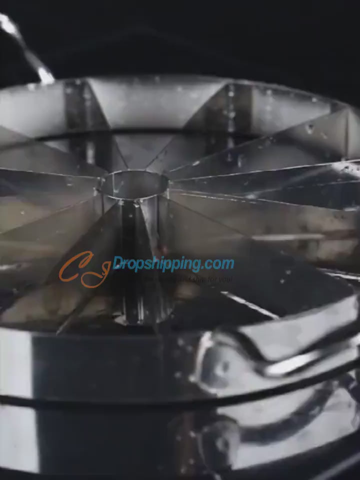 Large stainless steel watermelon cutter